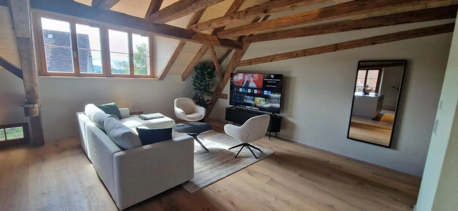 Visionary Hospitality Bassersdorf, Zuerich - Premium Apartments In Swiss Style With Free Parking, Washer, Kitchen, Terrace, Vaulted Cellar Event Room, 15' City & Airport