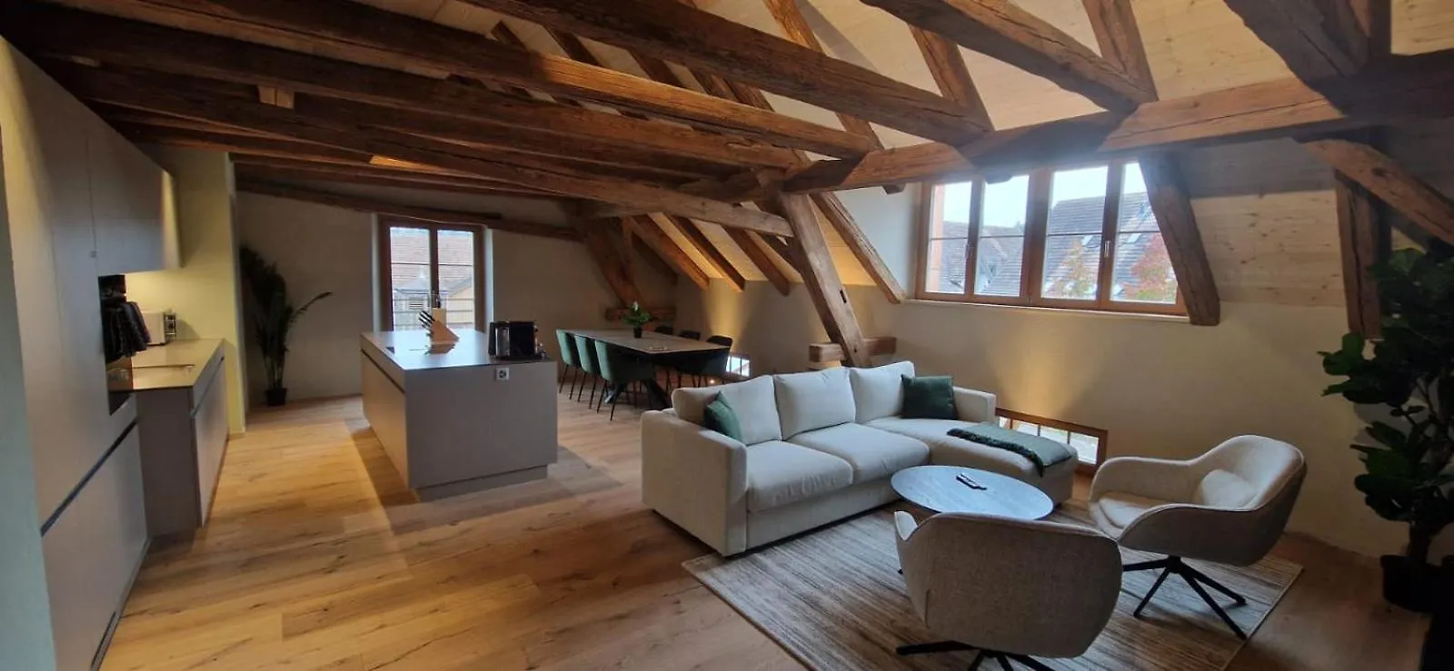 Visionary Hospitality Bassersdorf, Zuerich - Premium Apartments In Swiss Style With Free Parking, Washer, Kitchen, Terrace, Vaulted Cellar Event Room, 15' City & Airport 0*, Bassersdorf